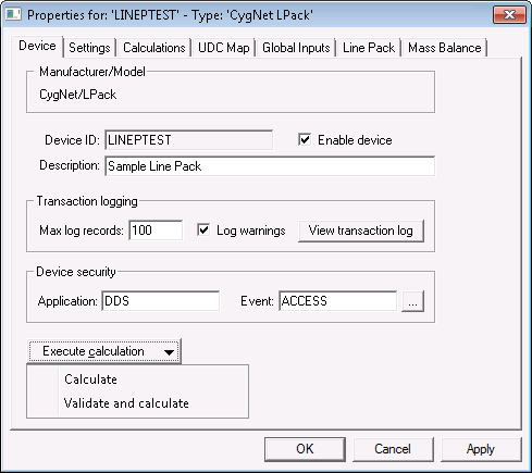 Device page Device page